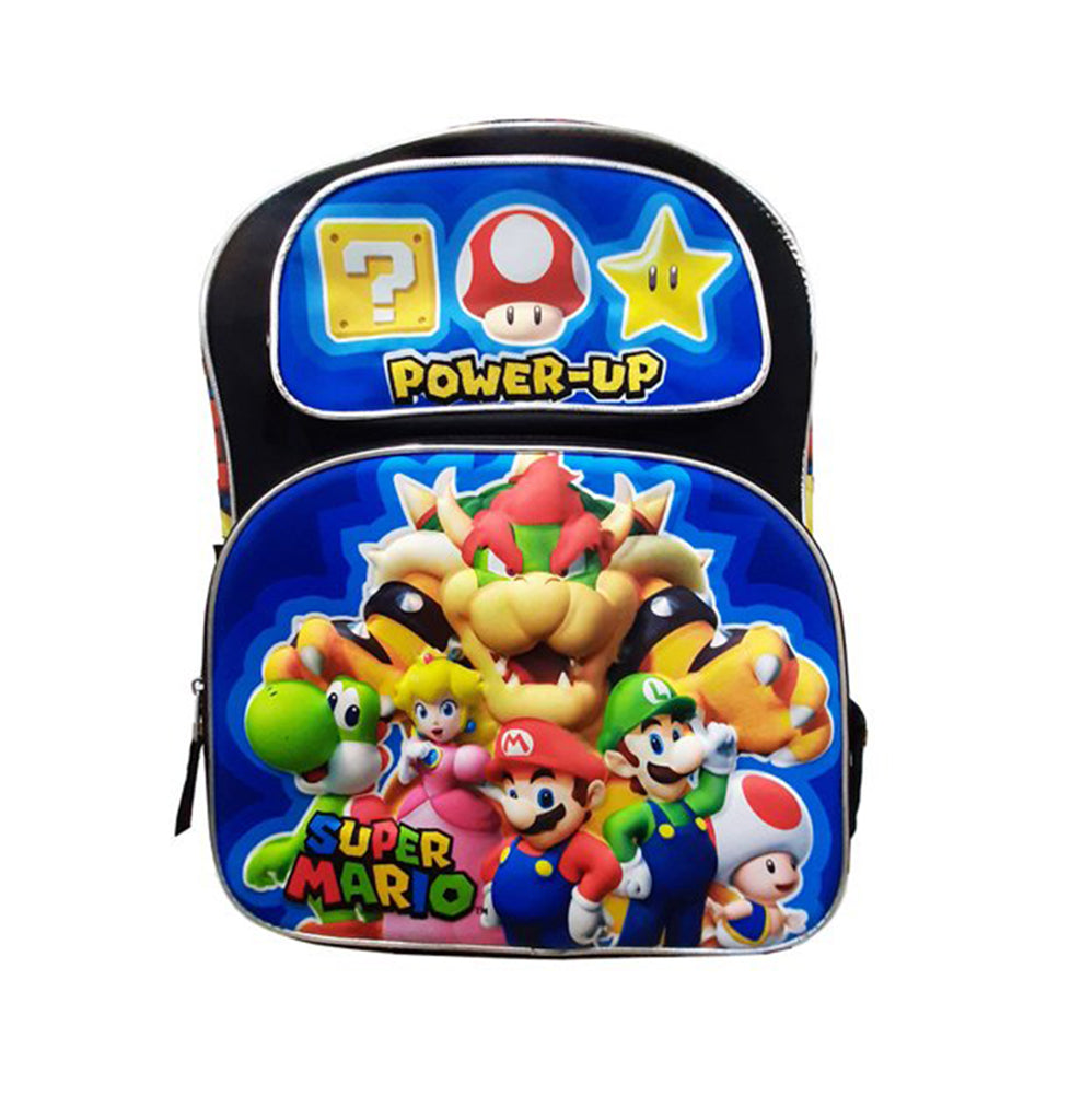 Super Mario 3D Power Up Junior 12 Inch Backpack - Radar Toys