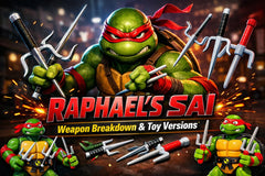 Raphael Ninja Turtle Weapon Breakdown & Toy Versions