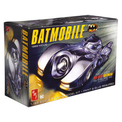 1989 Batmobile With Seated Batman Figure Model Kit