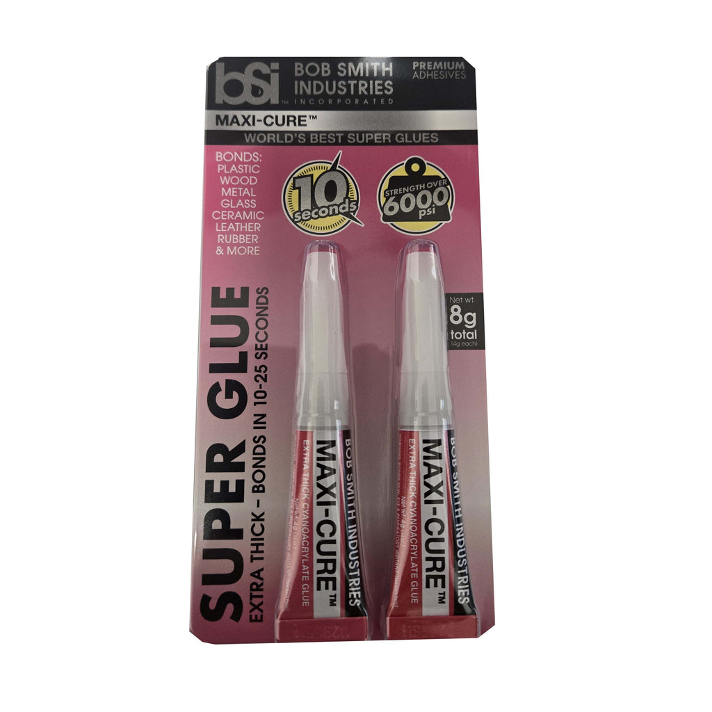 Bob Smith Maxi Cure Extra Thick 4g 2 Pack Glue Set - Radar Toys