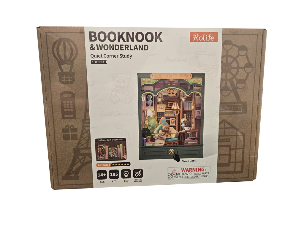 Rolife Quiet Corner Study Book Nook Set