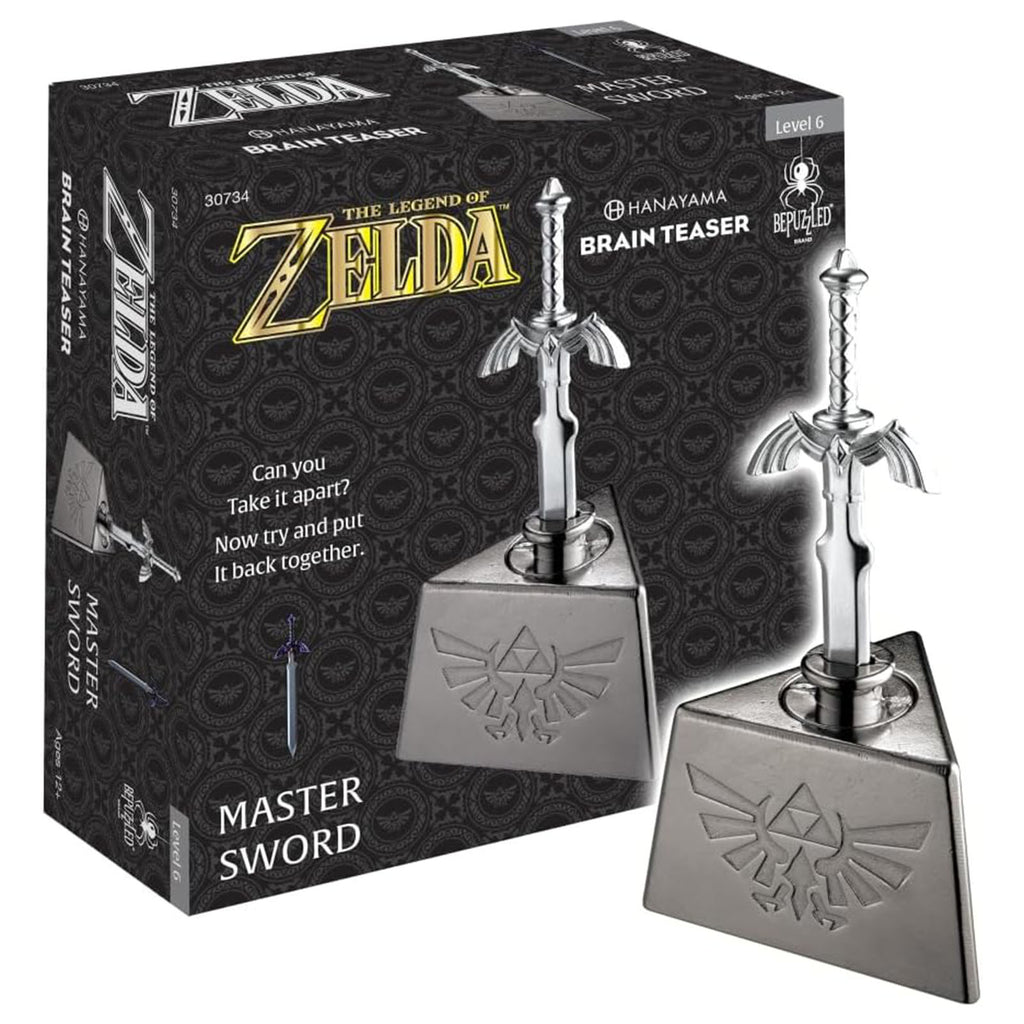 BePuzzled Hanayama The Legend Of Zelda Master Sword Level 6 Brain Teaser Puzzle - Radar Toys