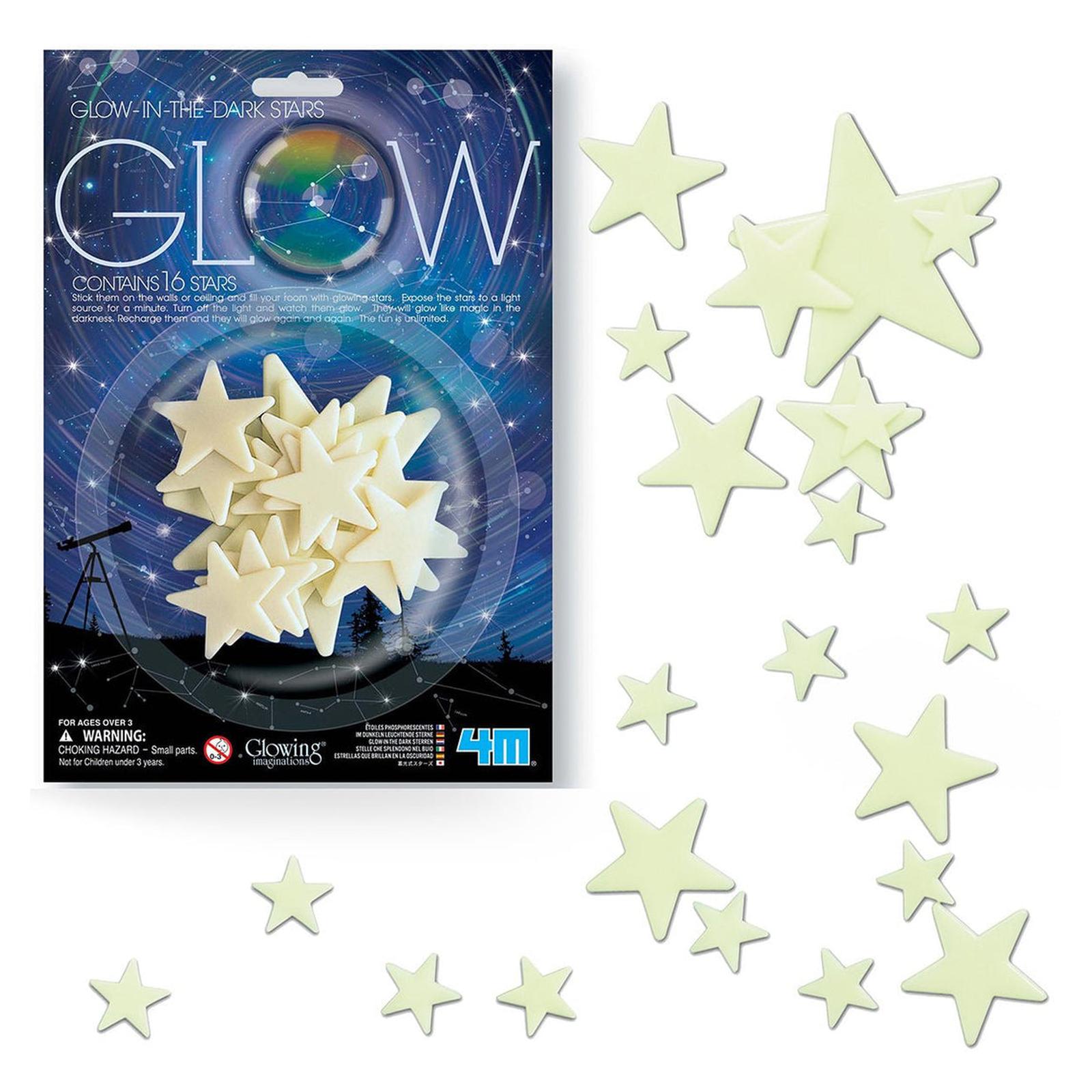 4M Glow In The Dark 16 Star Set – Radar Toys