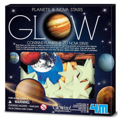 4M Glow In The Dark Planets And 20 Nova Stars Set - Radar Toys