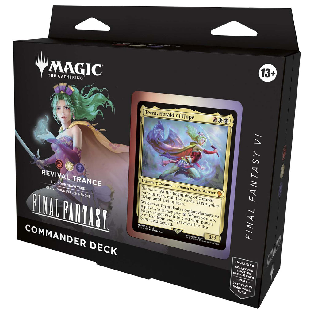 Magic The Gathering Final Fantasy Revival Trance Commander Deck