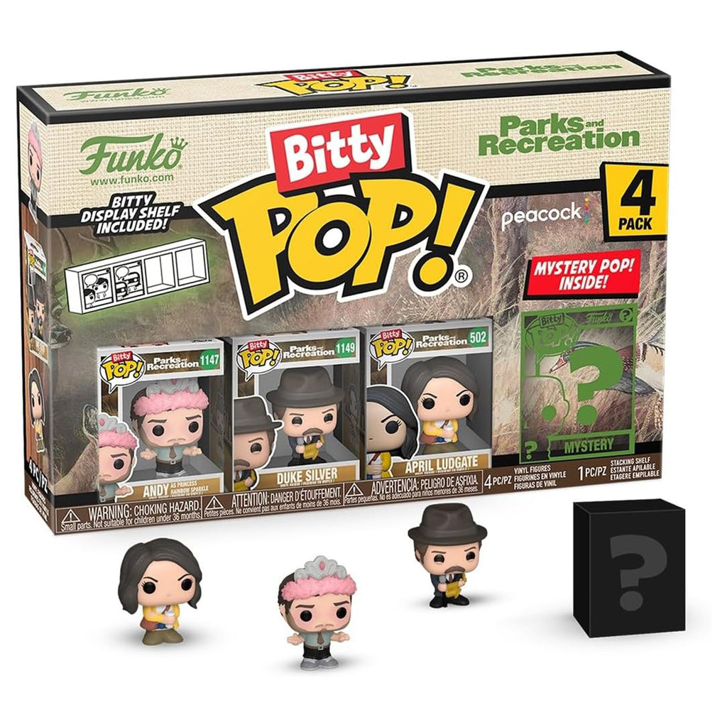 Funko Parks And Recreation Bitty POP Andy As Princess 4 Pack