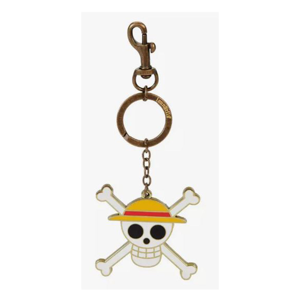 Loungefly Toei One Piece Skull Metal Keychain