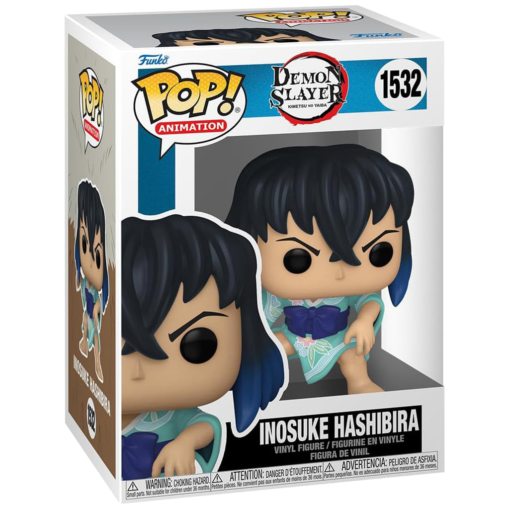 Funko Demon Slayer POP Inosauke Hashibira Kimono Figure - Radar Toys