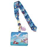 Loungefly Disney The Little Mermaid 35th Anniversary Life Is The Bubbles Lanyard With Cardholder - Radar Toys