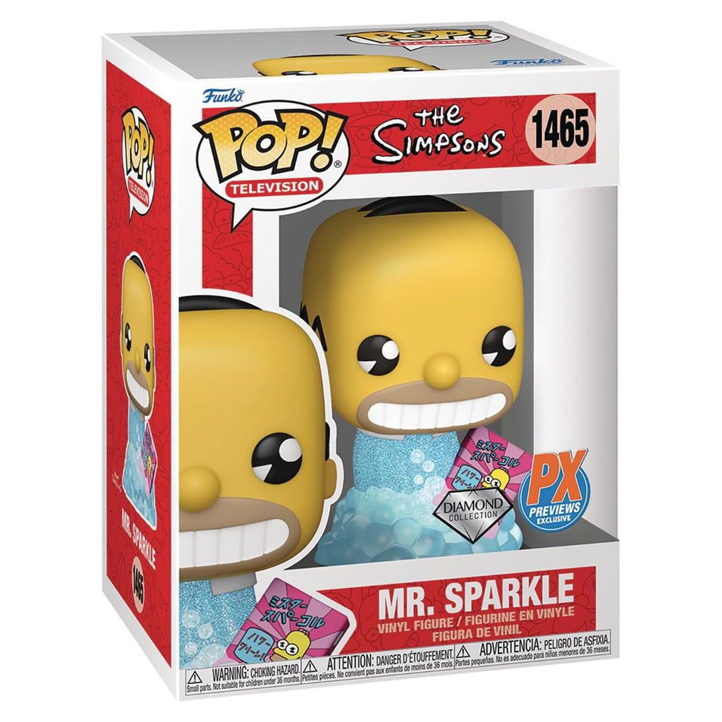 Funko Simpsons PX Diamond POP Mr Sparkle Vinyl Figure