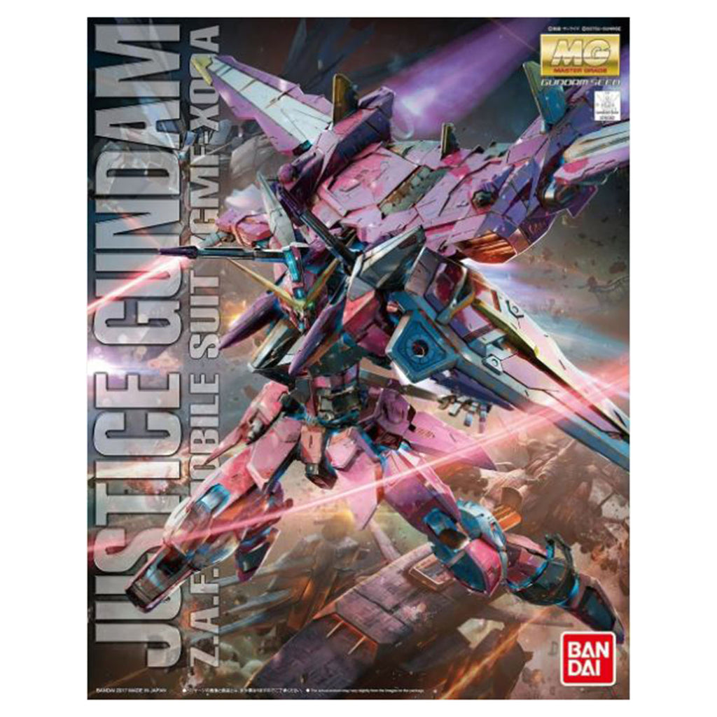 Bandai Gundam SEED MG Justice Gundam ZGMF-X09A 1:100 Scale Model Kit