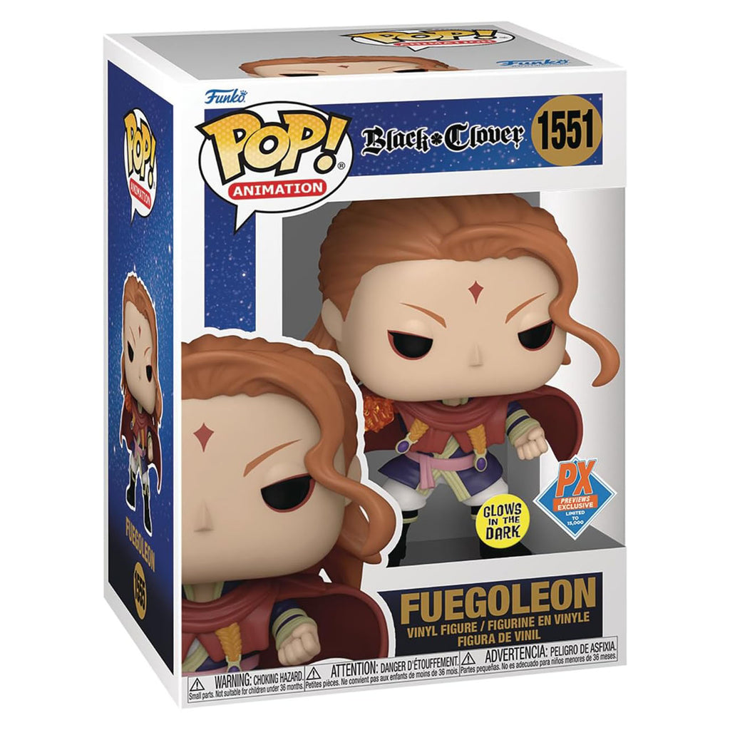 Funko Black Clover PX POP Fuegoleon Glow Vinyl Figure