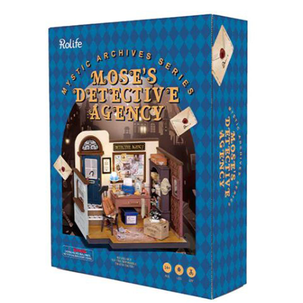 Robotime Rolife Mystic Archives Series Mose's Detective Agency Building Set