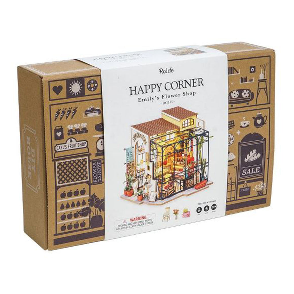 Robotime Rolife Happy Corner Emily's Flower Shop Building Set