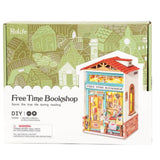 Robotime Rolife DIY Town Free Time Bookshop Building Set - Radar Toys