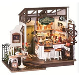 Robotime Rolife Animal Store Series Lazy Coffee House Building Set - Radar Toys