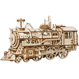 Robotime Rokr Mechanical Gears Locomotive Wooden Model Kit - Radar Toys