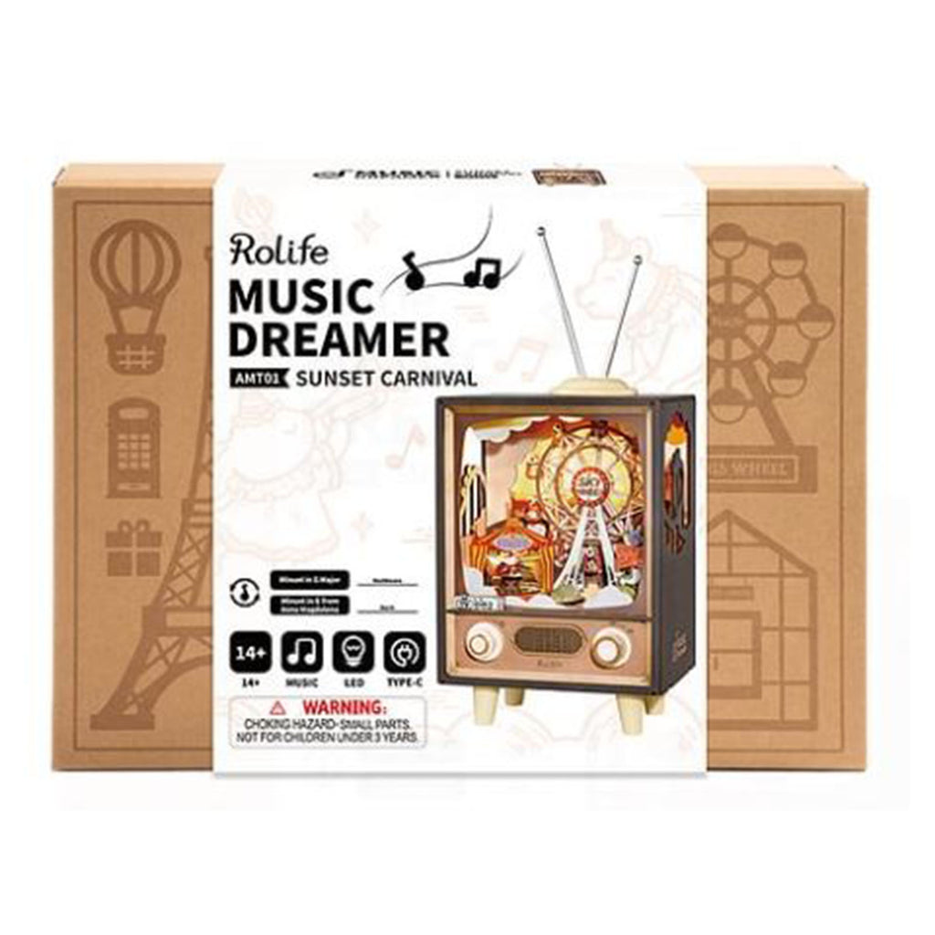 Robotime Rolife Music Dreamer Sunset Carnival Building Set