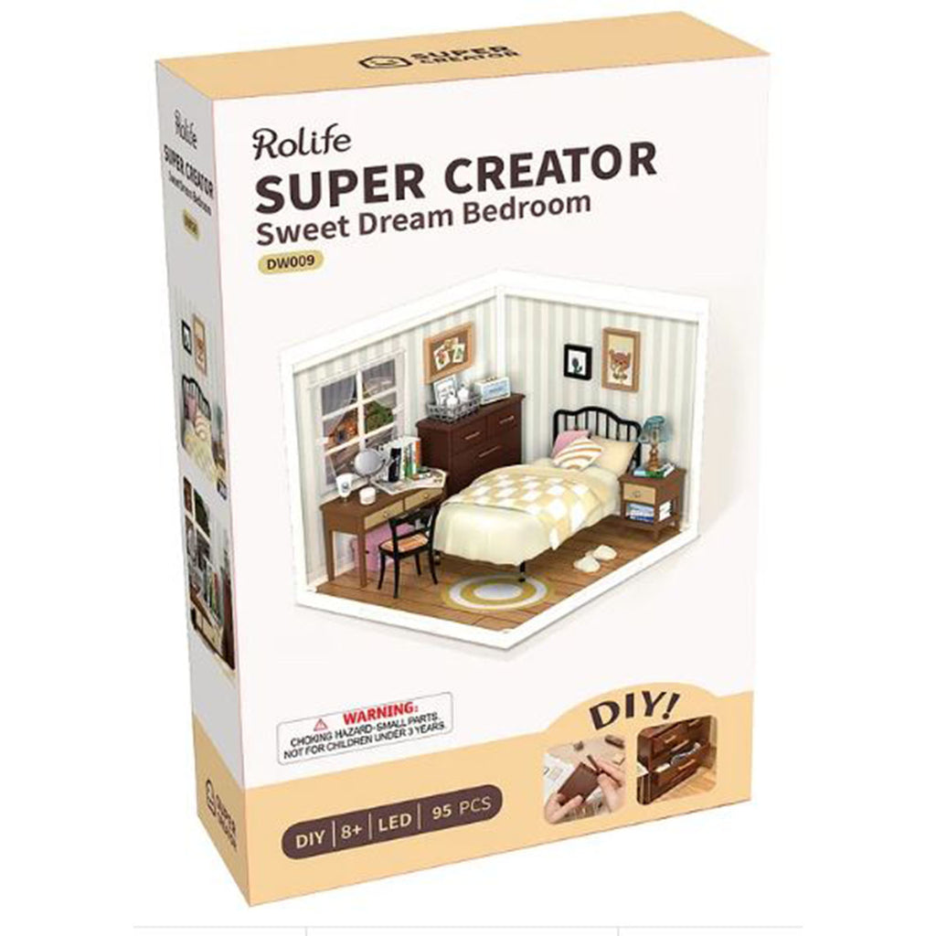 Robotime Rolife Super Creator Sweet Dream Bedroom Building Set