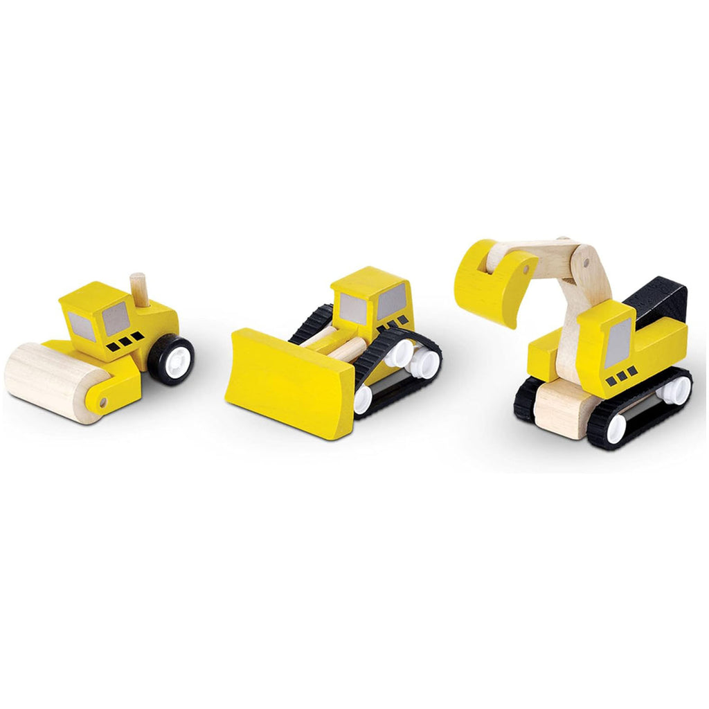 Plan Toys Road Construction Wooden Vehicles