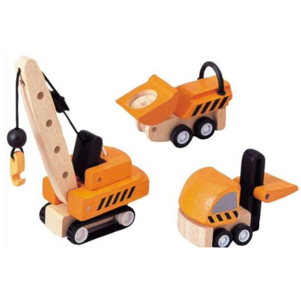 Plan Toys Construction Wooden Vehicles