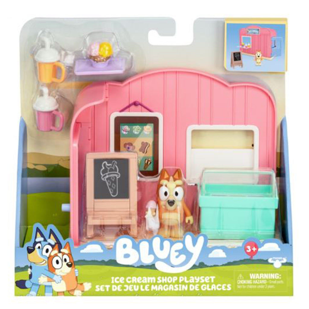 Moose Bluey Ice Cream Shop Playset