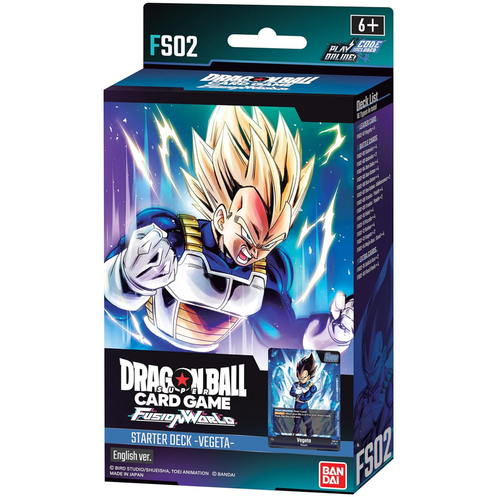 Dragon Ball Super Fusion World Vegeta Card Game Starter Deck