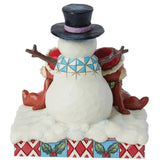Enesco Disney Traditions Chip And Dale With Snowman Friendship And Festivities Figurine 6015004 - Radar Toys