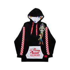 Loungefly Pixar Toy Story Pizza Planet Unisex Hoodie Small - Radar Toys