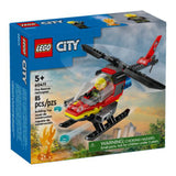 LEGO® City Fire Rescue Helicopter Building Set 60411 - Radar Toys
