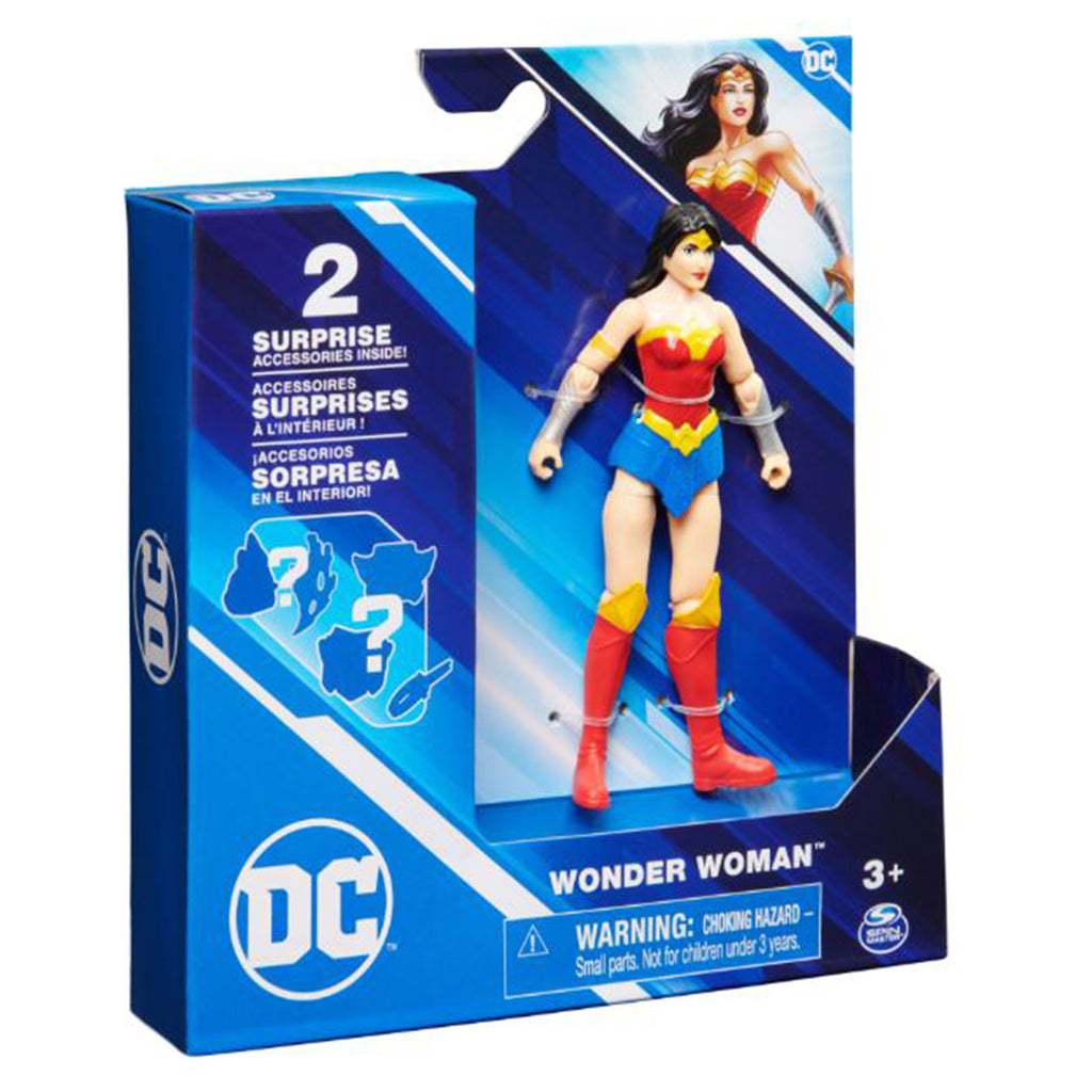 Spin Master DC Wonder Woman With Surprise Accessories 4 Inch Figure Set