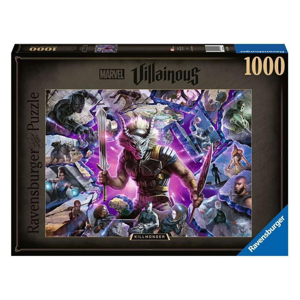 Ravensburger Marvel Villainous Killmonger 1000 Piece Jigsaw Puzzle