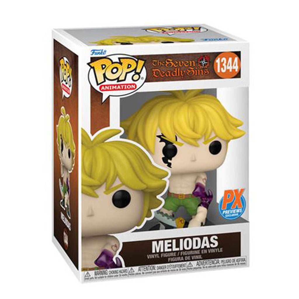 Funko Seven Deadly Sins PX POP Meliodas Glow Vinyl Figure
