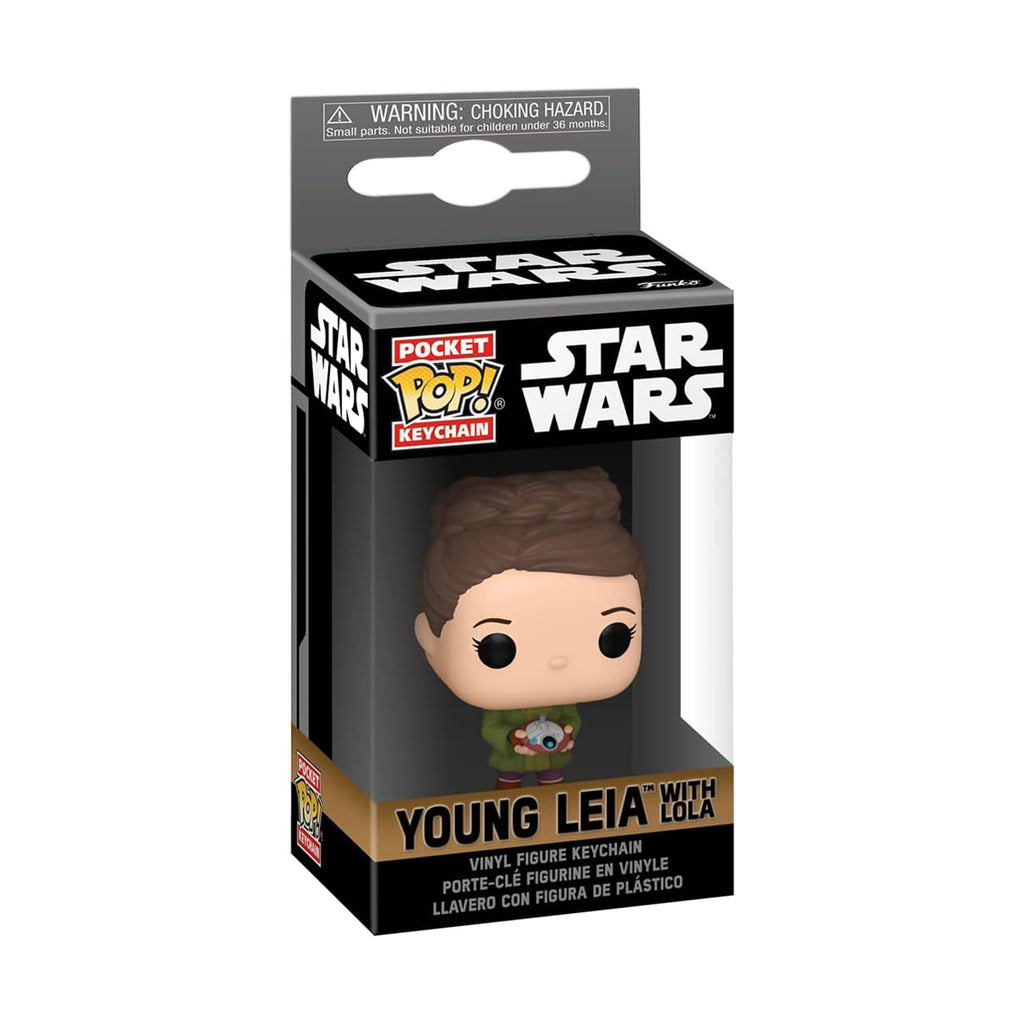 Funko Star Wars Pocket POP Young Leia With Lola Keychain