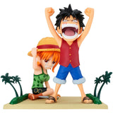 Bandai Banpresto One Piece WCF Log Series Luffy Nami Figure - Radar Toys