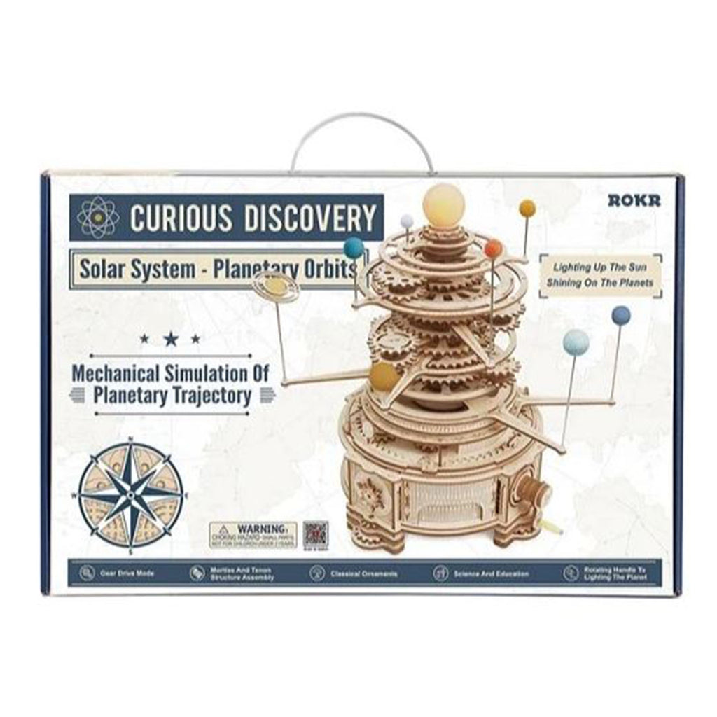 Rokr Curious Discovery Solar System Planetary Orbits Wooden Model Kit - Radar Toys