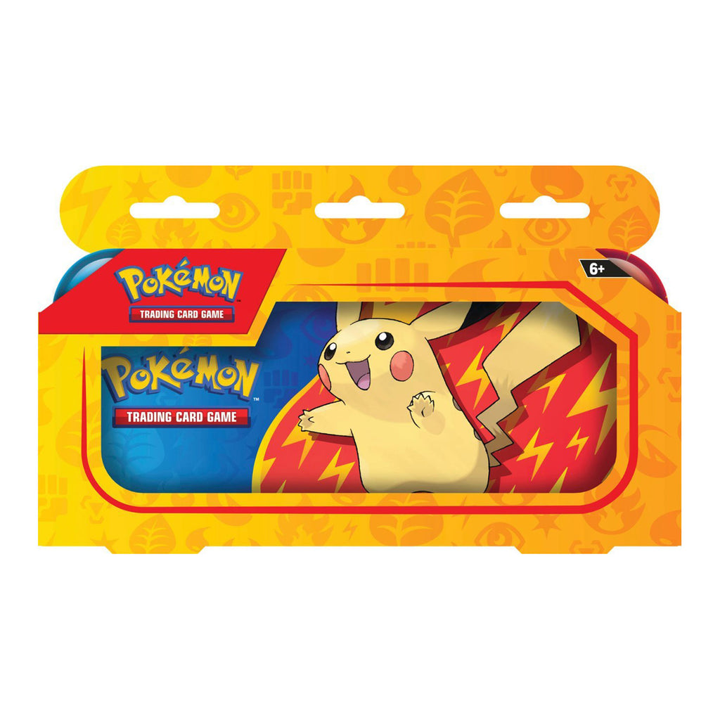 Pokemon Trading Card Game Pencil Case Tin With Two Booster Packs