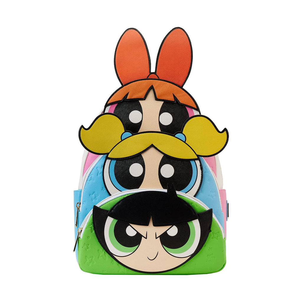 Loungefly Cartoon Network Power Puff Girls Triple Pocket Backpack