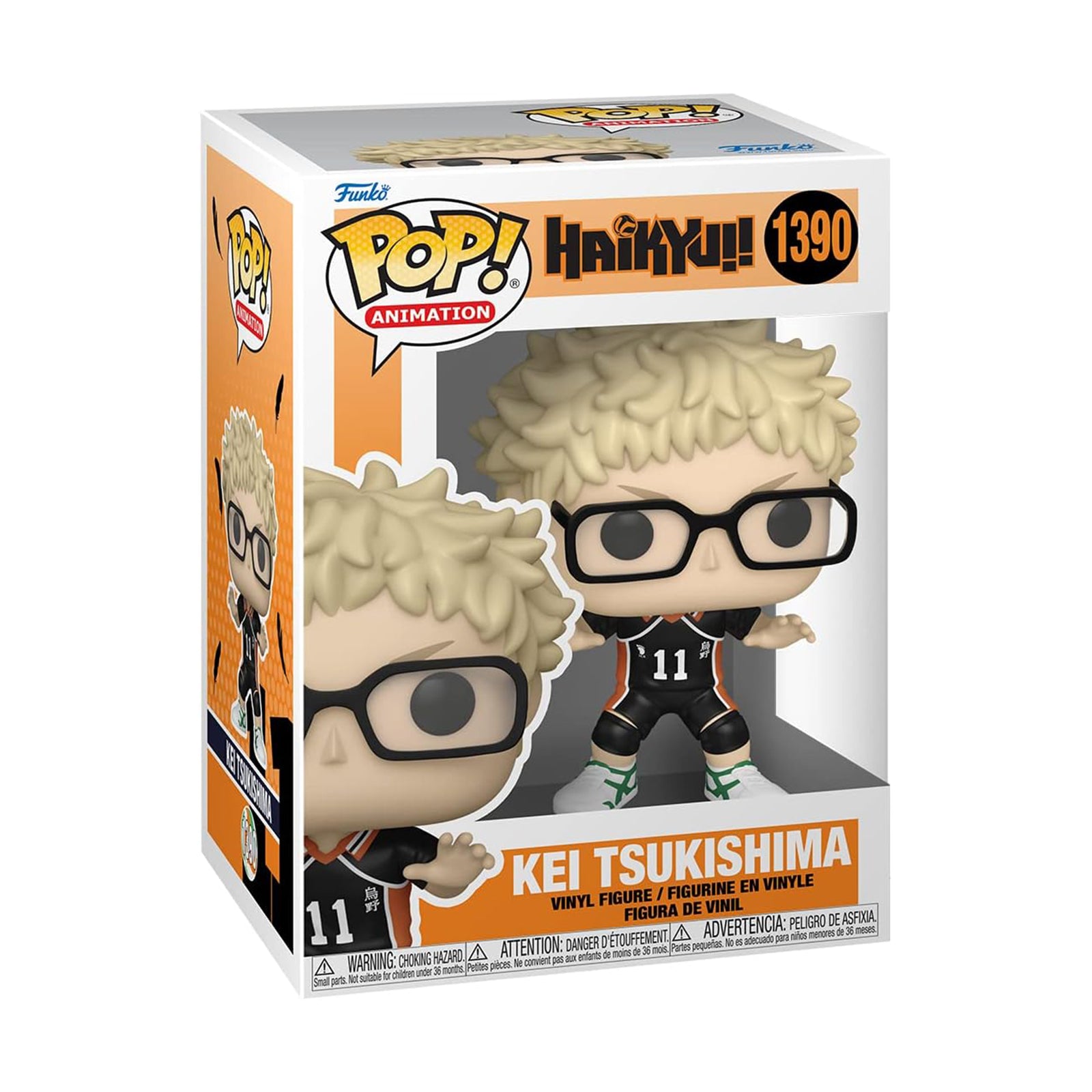 Funko Haikyu POP Kei Tsukishima Vinyl Figure Radar Toys