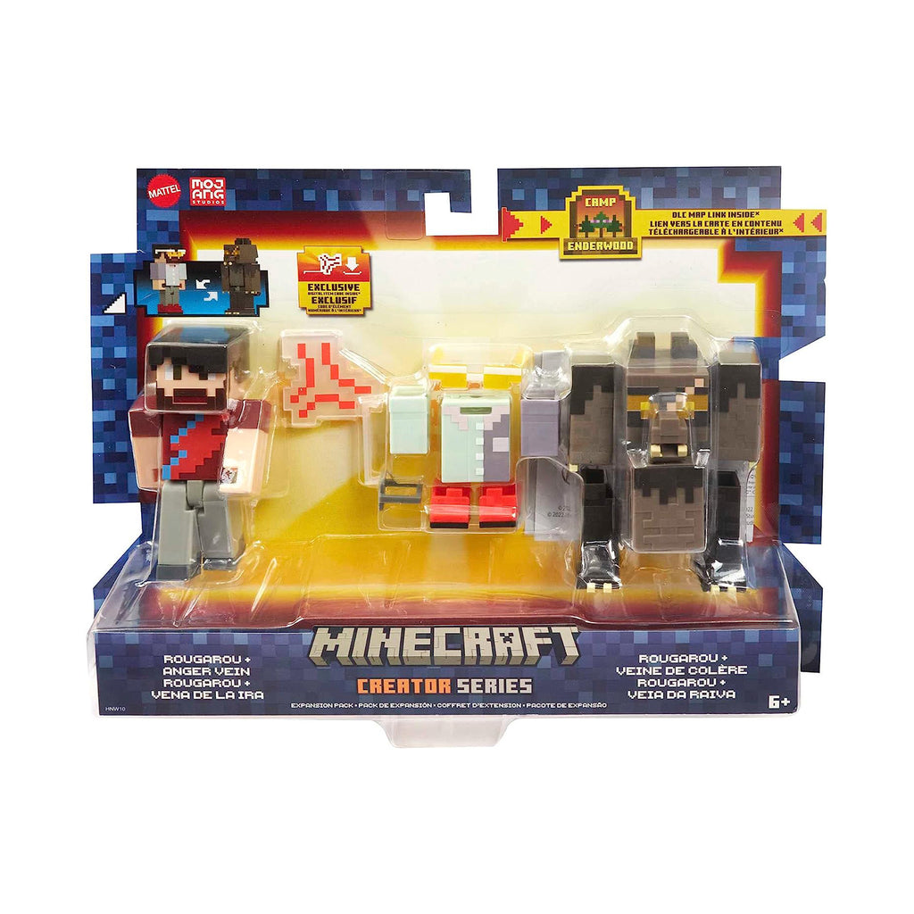 Mattel Minecraft Creator Series Rougarou and Anger Vein Figure Set - Radar Toys