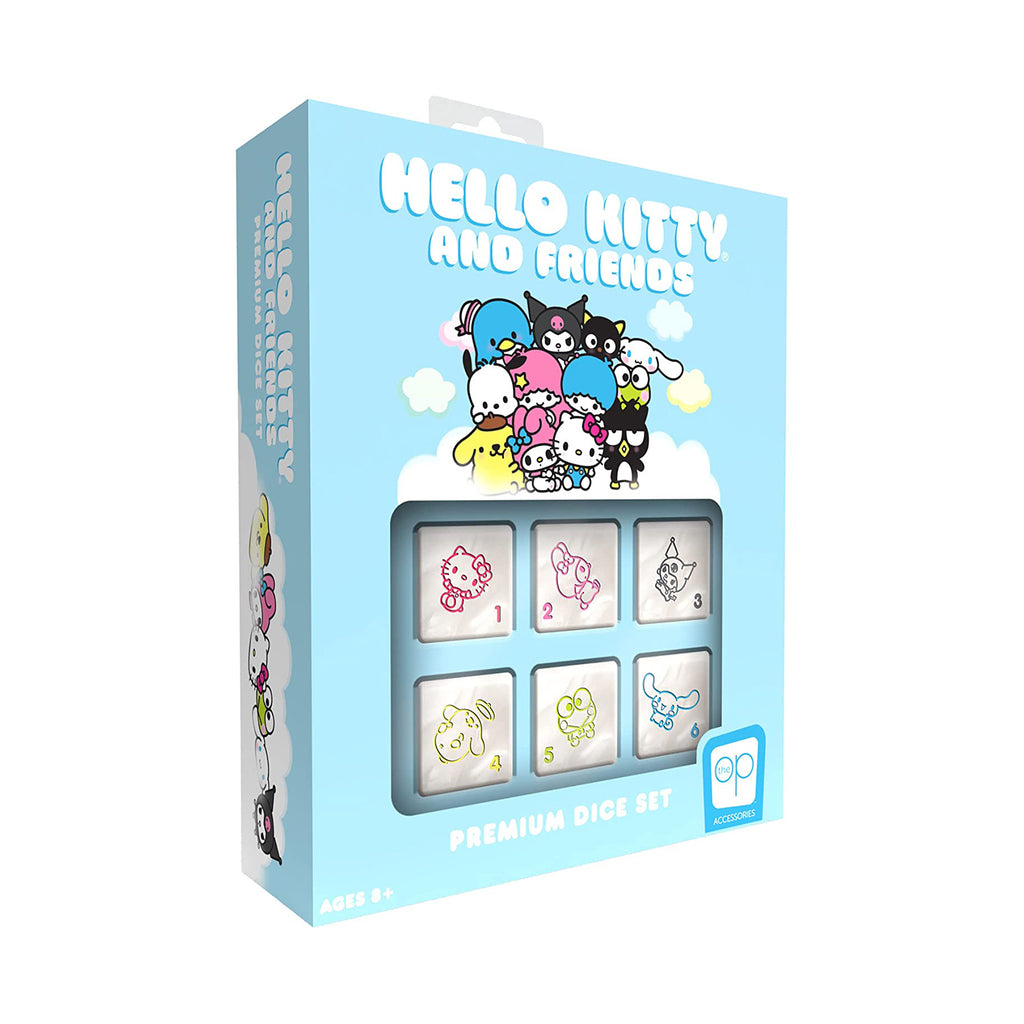 USAopoly Hello Kitty And Friends 6 D6 Premium Dice Set - Radar Toys