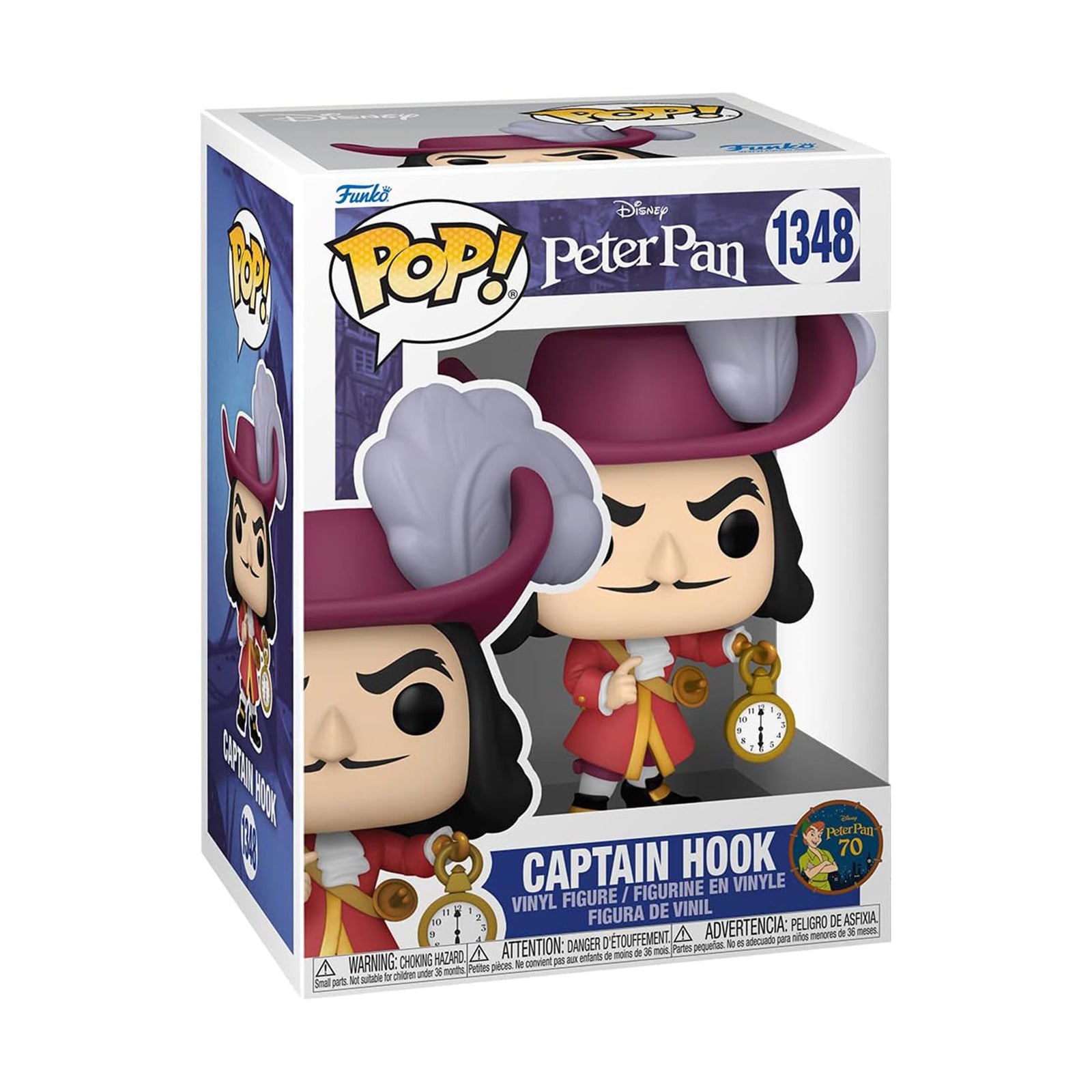 Disney Peter Pan 70th Captain Hook - Funko Pop! Vinyl Figure