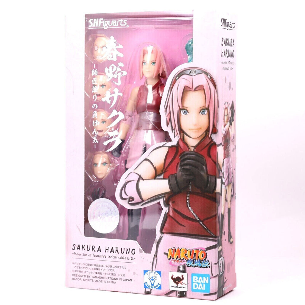 Bandai Naruto Shippuden SHFiguarts Sakura Haruno Tsunada's Indominable Will Figure - Radar Toys