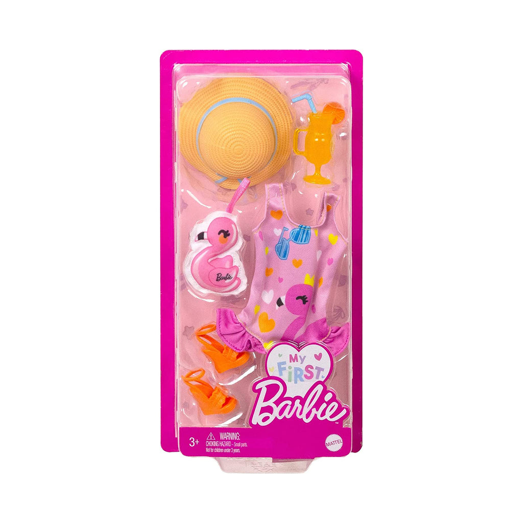 Barbie Fashion Pack Flamingo Pajamas And Slippers Set
