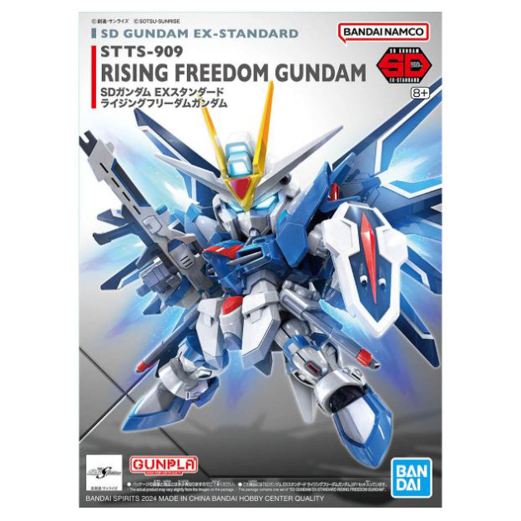 Bandai Gundam Seed Freedom SD EX-Standard Rising Freedom Gundam Model Kit - Radar Toys