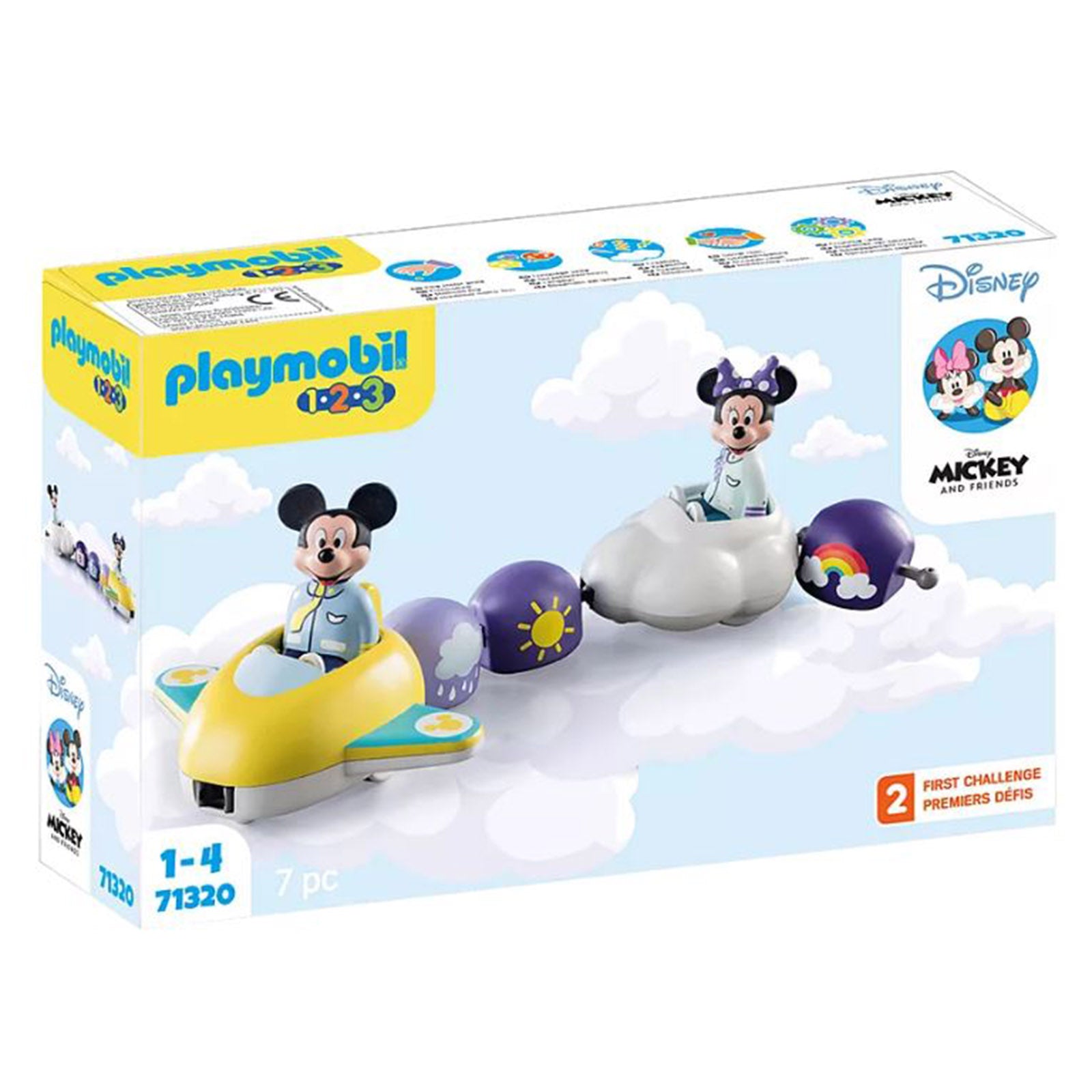 Playmobil 123 Disney Mickey's & Minnie's Cloud Ride Building Set