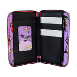 Loungefly Cartoon Network Characters Retro Collage Zip Around Wallet - Radar Toys