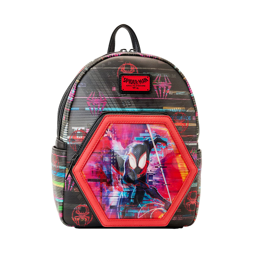 Loungefly Marvel Across The Spiderverse Lenticular Mini Backpack