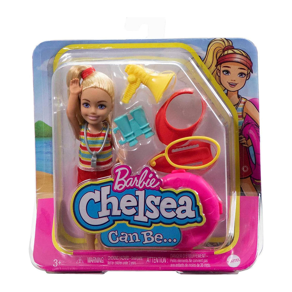 Mattel Barbie Chelsea Can Be Anything Lifeguard Figure Set