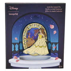 Loungefly Disney Princess Beauty And The Beast Belle Lenticular Enamel Pin - Radar Toys
